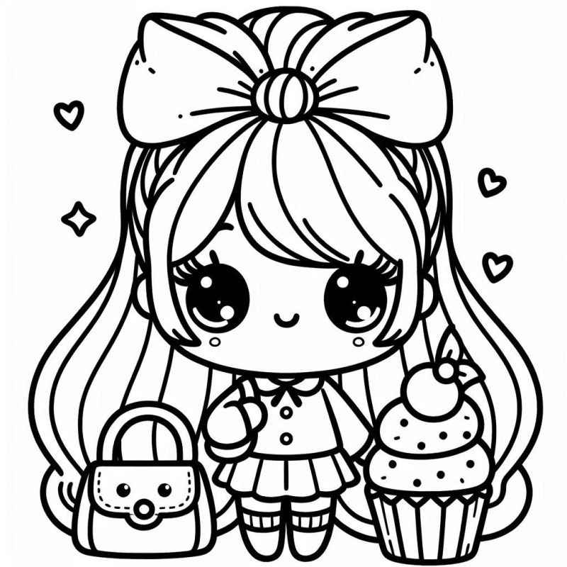 Mädchen Ausmalbilder 836