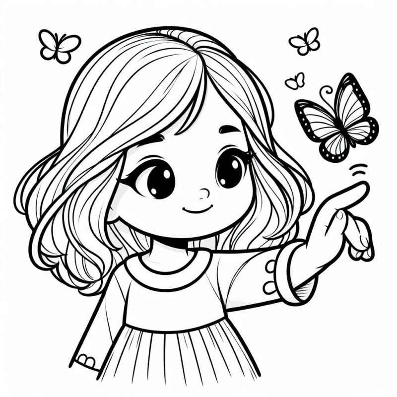 Mädchen Ausmalbilder 991