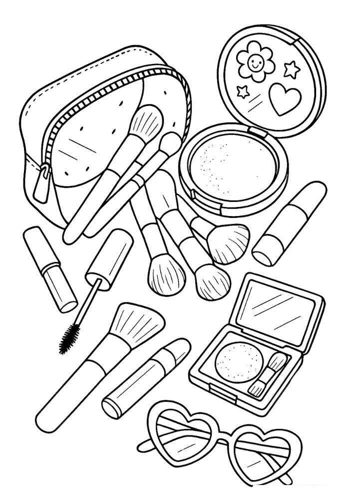 Make-up Ausmalbilder 897