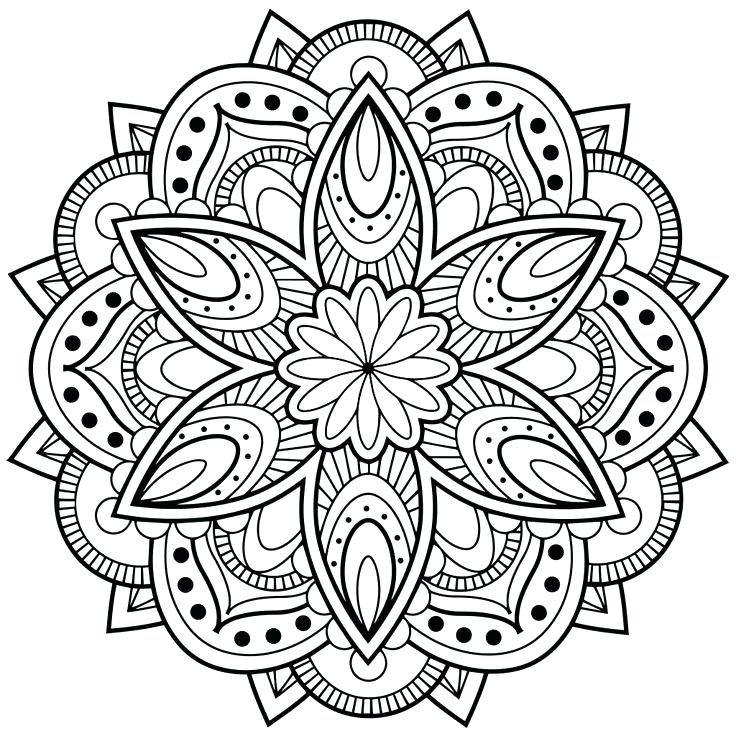 Mandalas Ausmalbilder 100