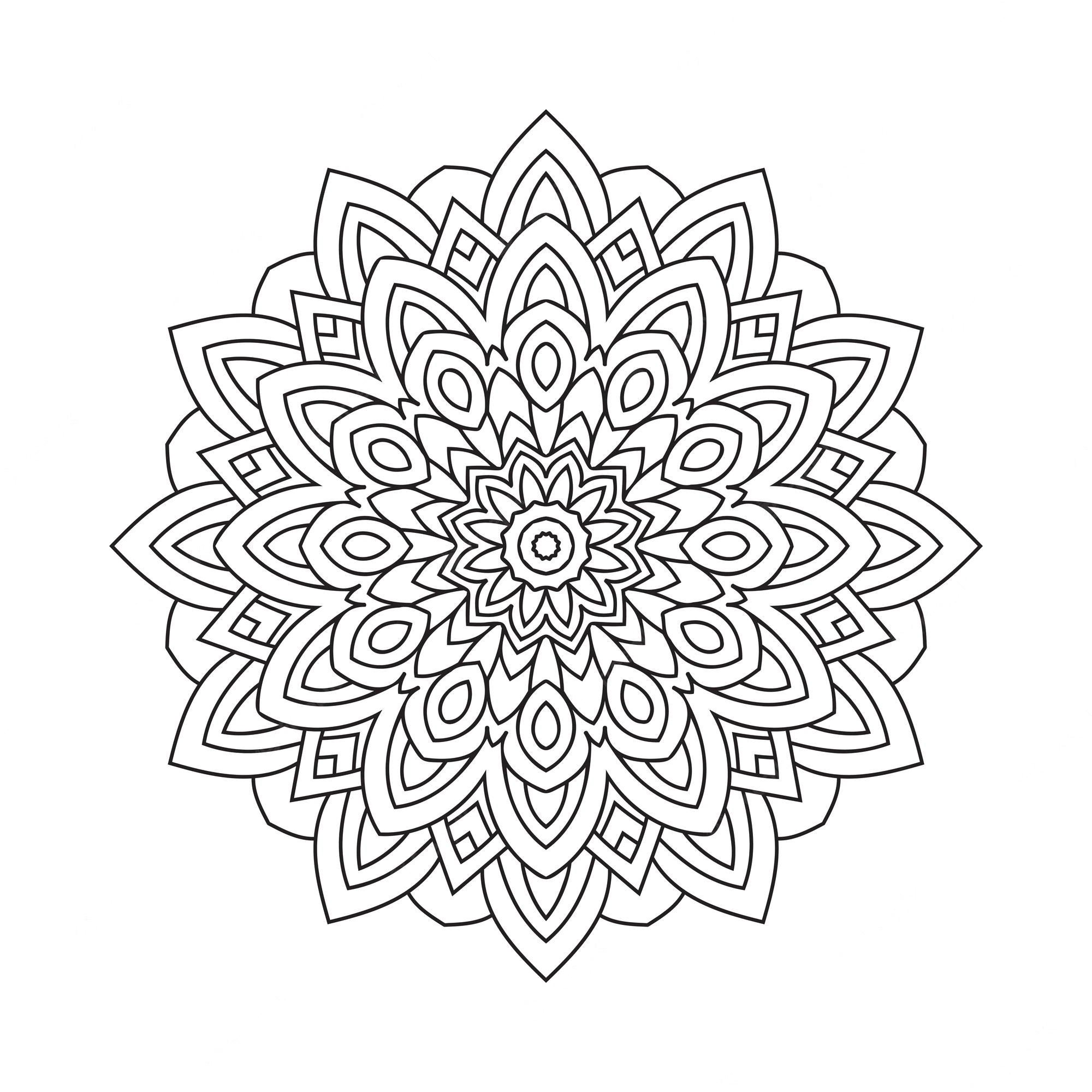 Mandalas Ausmalbilder 128