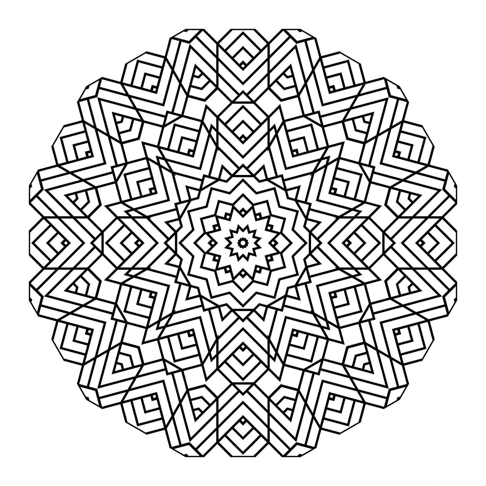 Mandalas Ausmalbilder 156
