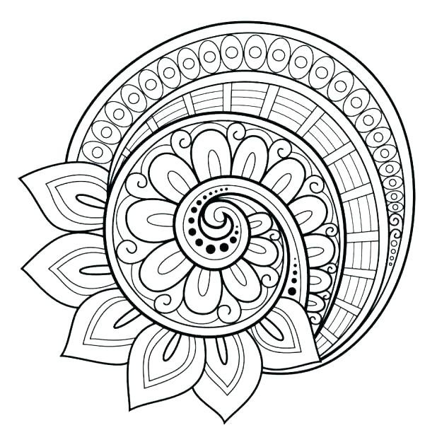 Mandalas Ausmalbilder 180