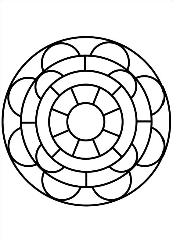 Mandalas Ausmalbilder 216