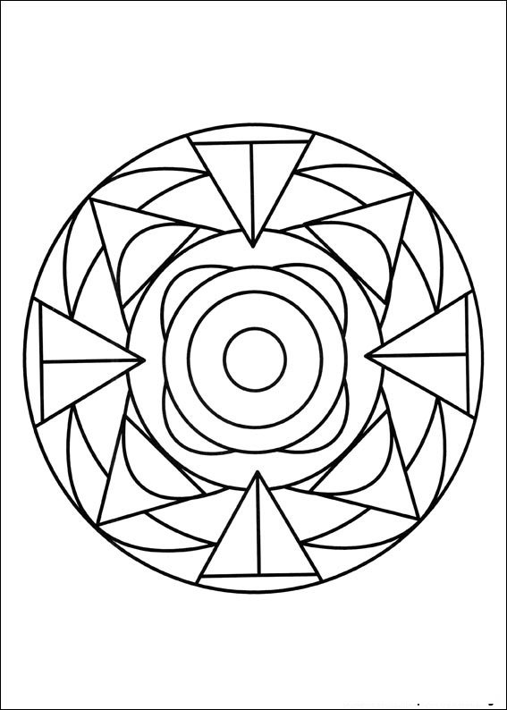 Mandalas Ausmalbilder 233