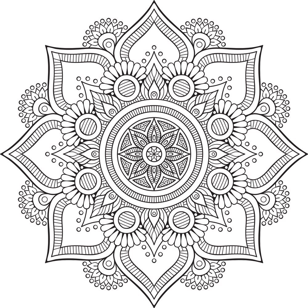 Mandalas Ausmalbilder 238