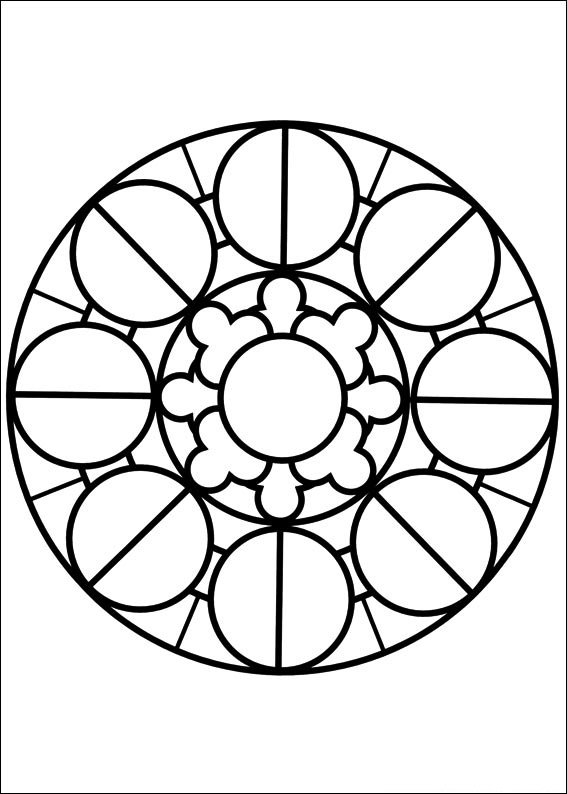 Mandalas Ausmalbilder 322