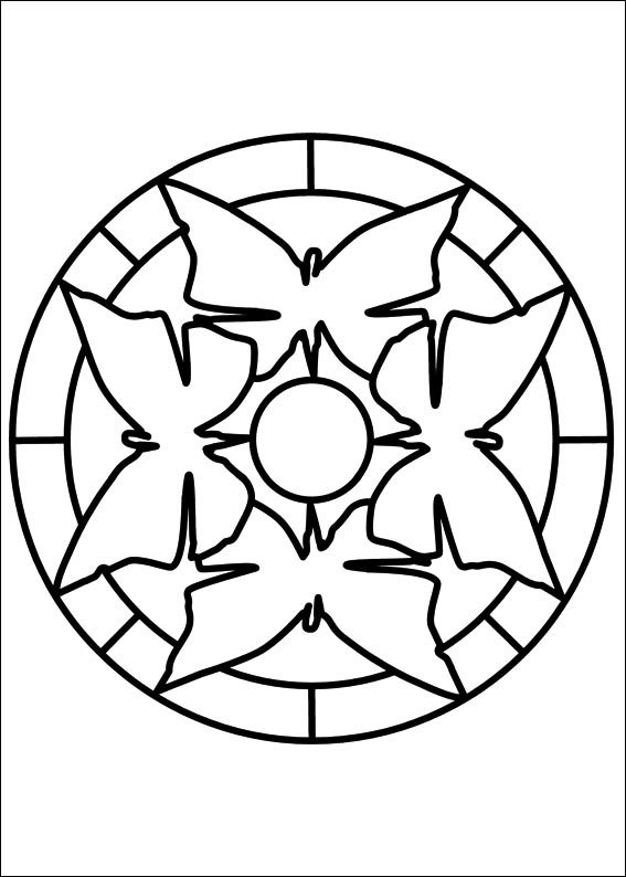 Mandalas Ausmalbilder 363