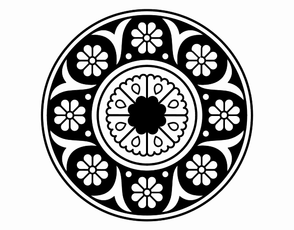 Mandalas Ausmalbilder 418