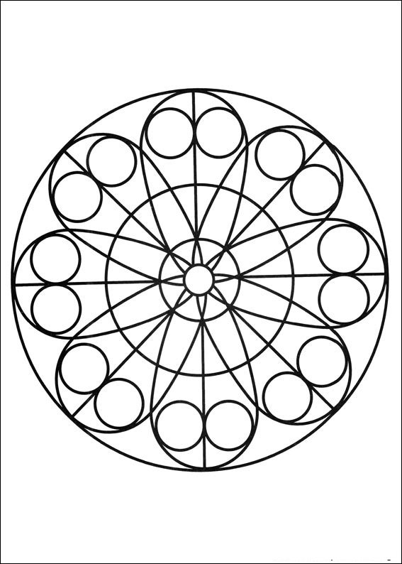 Mandalas Ausmalbilder 488