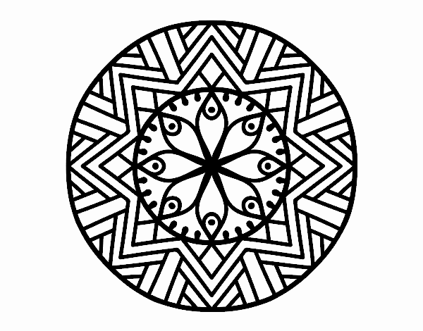 Mandalas Ausmalbilder 528
