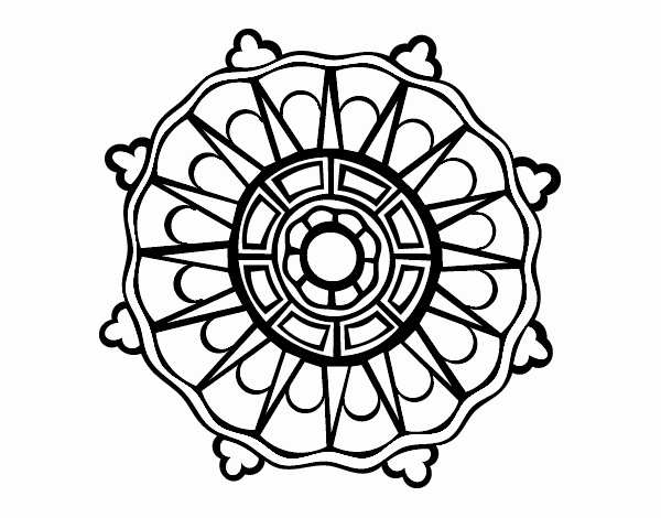 Mandalas Ausmalbilder 541