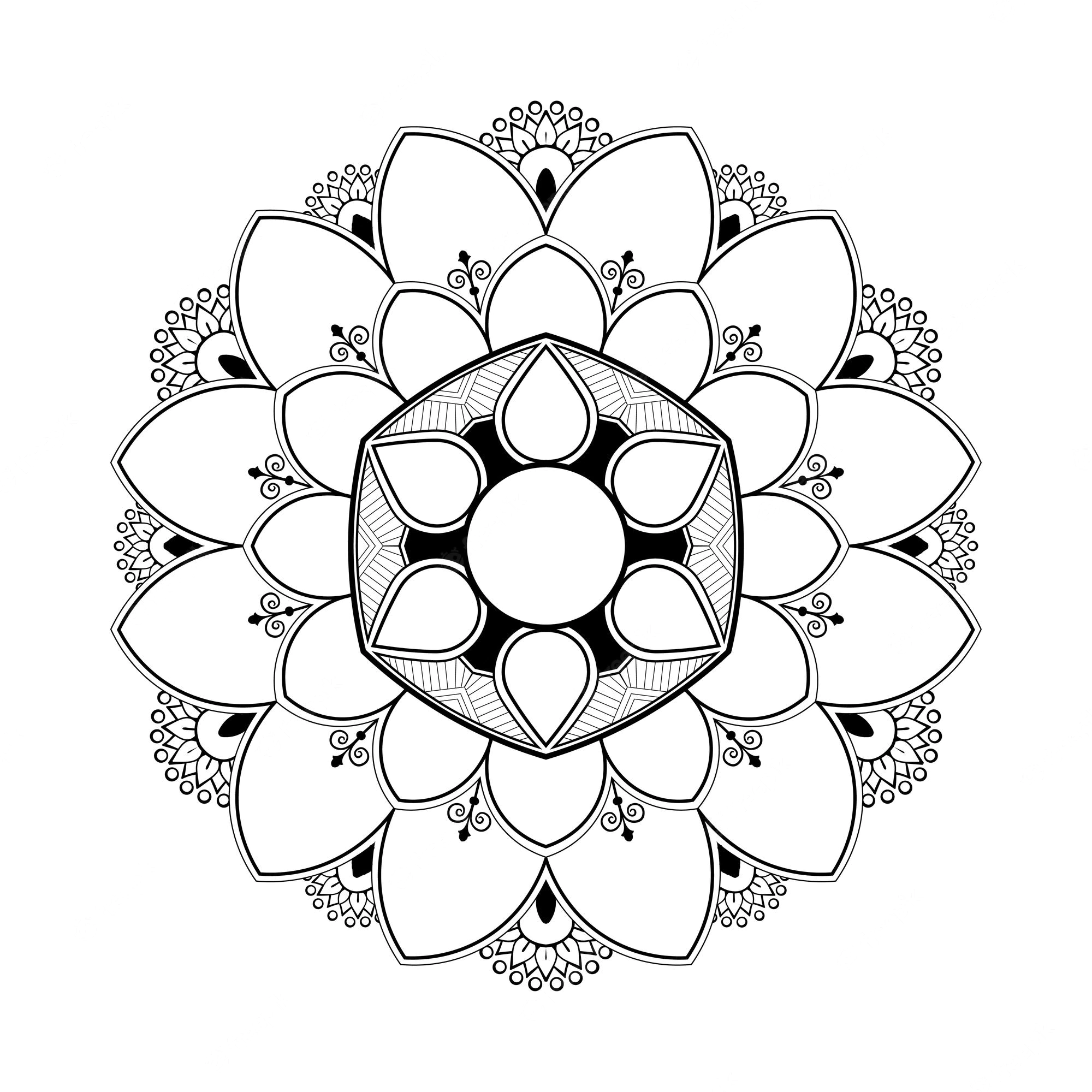 Mandalas Ausmalbilder 577