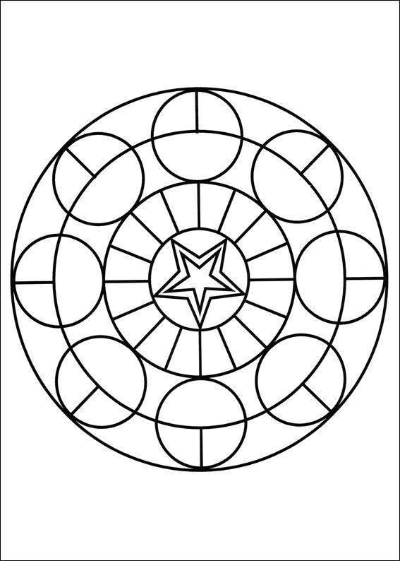 Mandalas Ausmalbilder 636