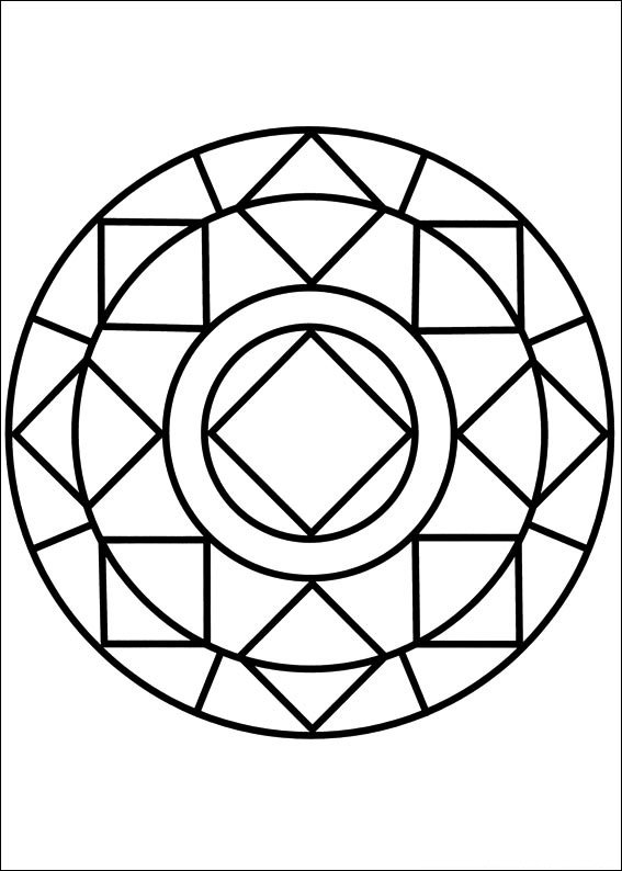 Mandalas Ausmalbilder 652