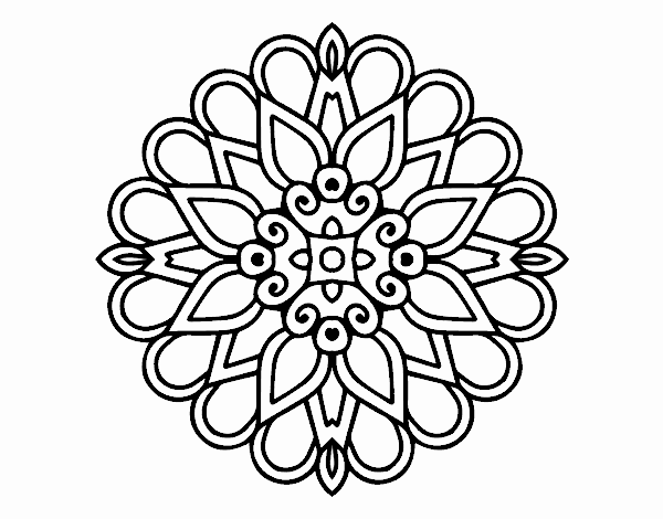 Mandalas Ausmalbilder 727