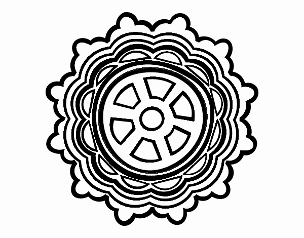 Mandalas Ausmalbilder 729