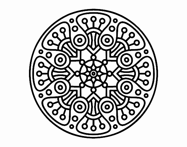 Mandalas Ausmalbilder 734