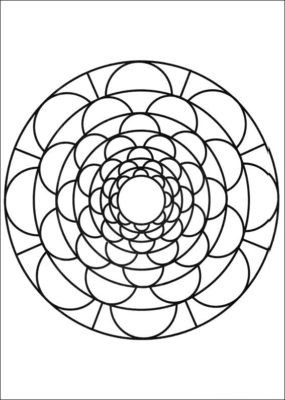 Mandalas Ausmalbilder 742