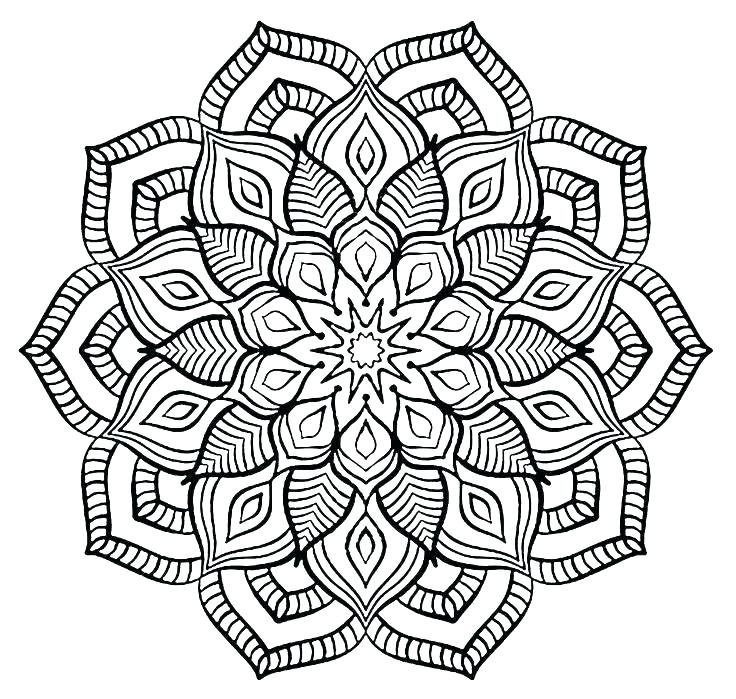 Mandalas Ausmalbilder 756
