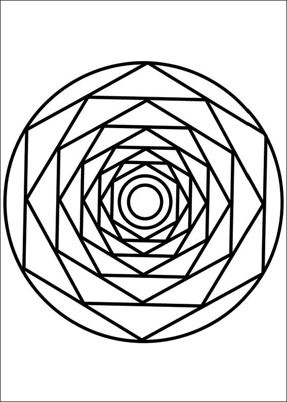 Mandalas Ausmalbilder 798