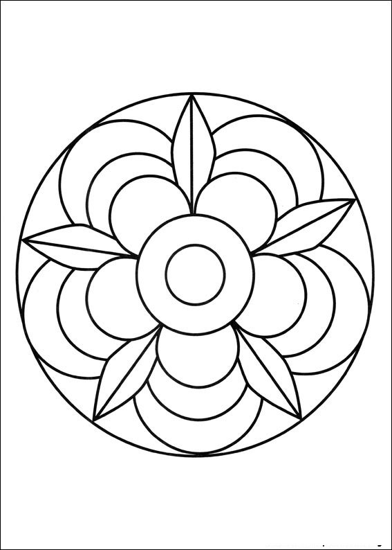 Mandalas Ausmalbilder 829