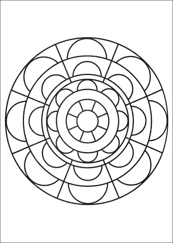 Mandalas Ausmalbilder 841