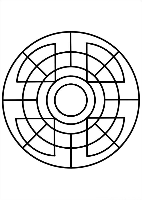 Mandalas Ausmalbilder 863
