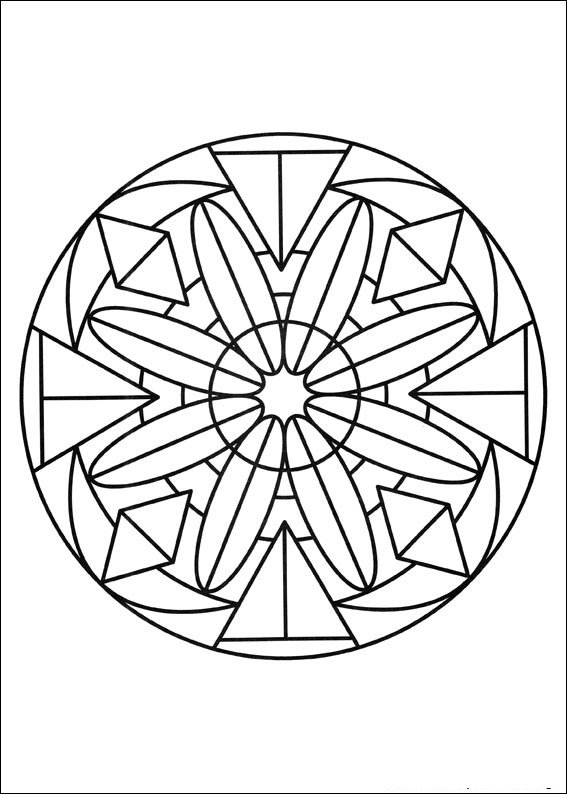 Mandalas Ausmalbilder 874