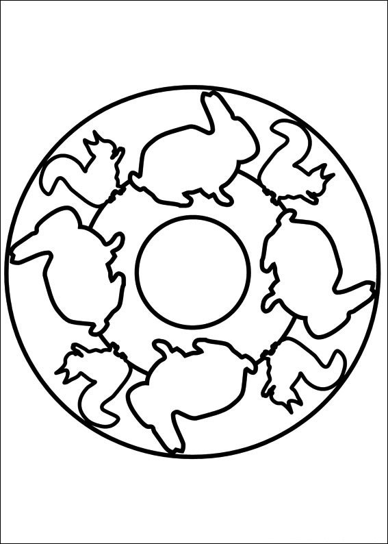 Mandalas Ausmalbilder 879