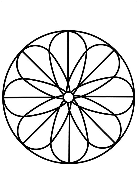 Mandalas Ausmalbilder 924