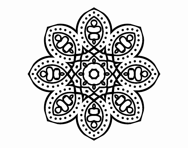 Mandalas Ausmalbilder 934