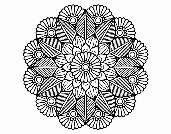 Mandalas Ausmalbilder 994