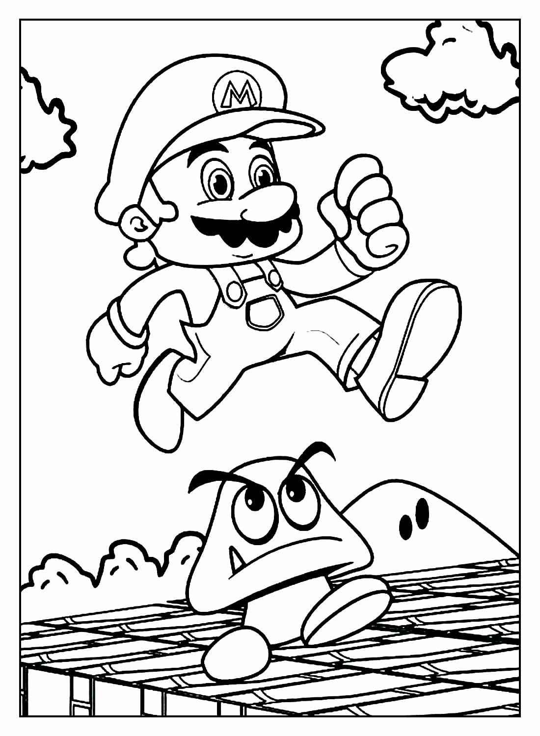 Mario Bros Ausmalbilder 225