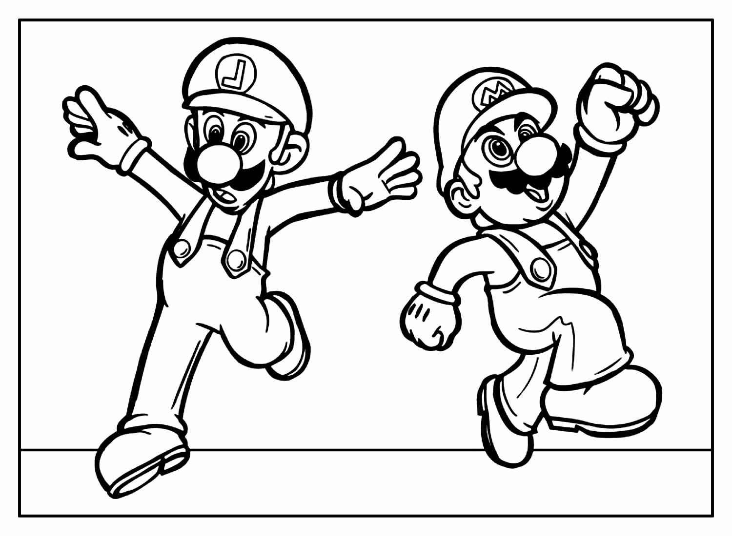 Mario Bros Ausmalbilder 366