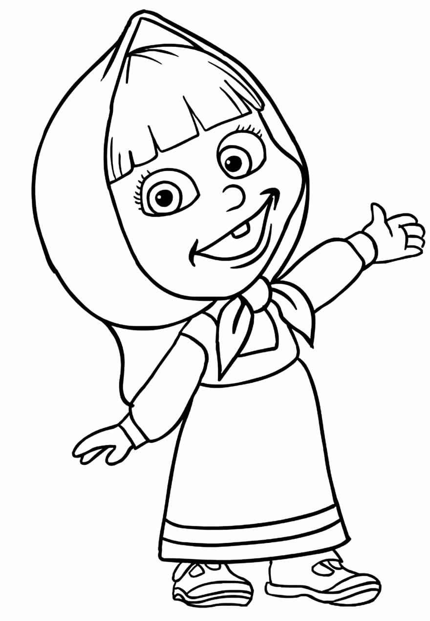 Masha und der Bär Ausmalbilder 052