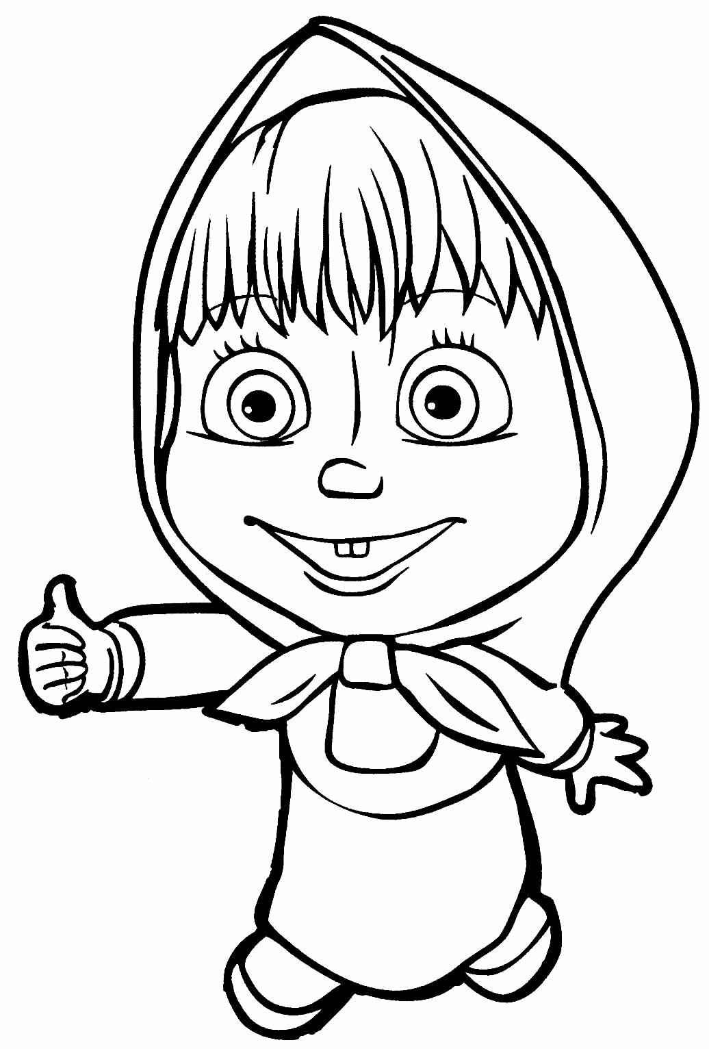 Masha und der Bär Ausmalbilder 466