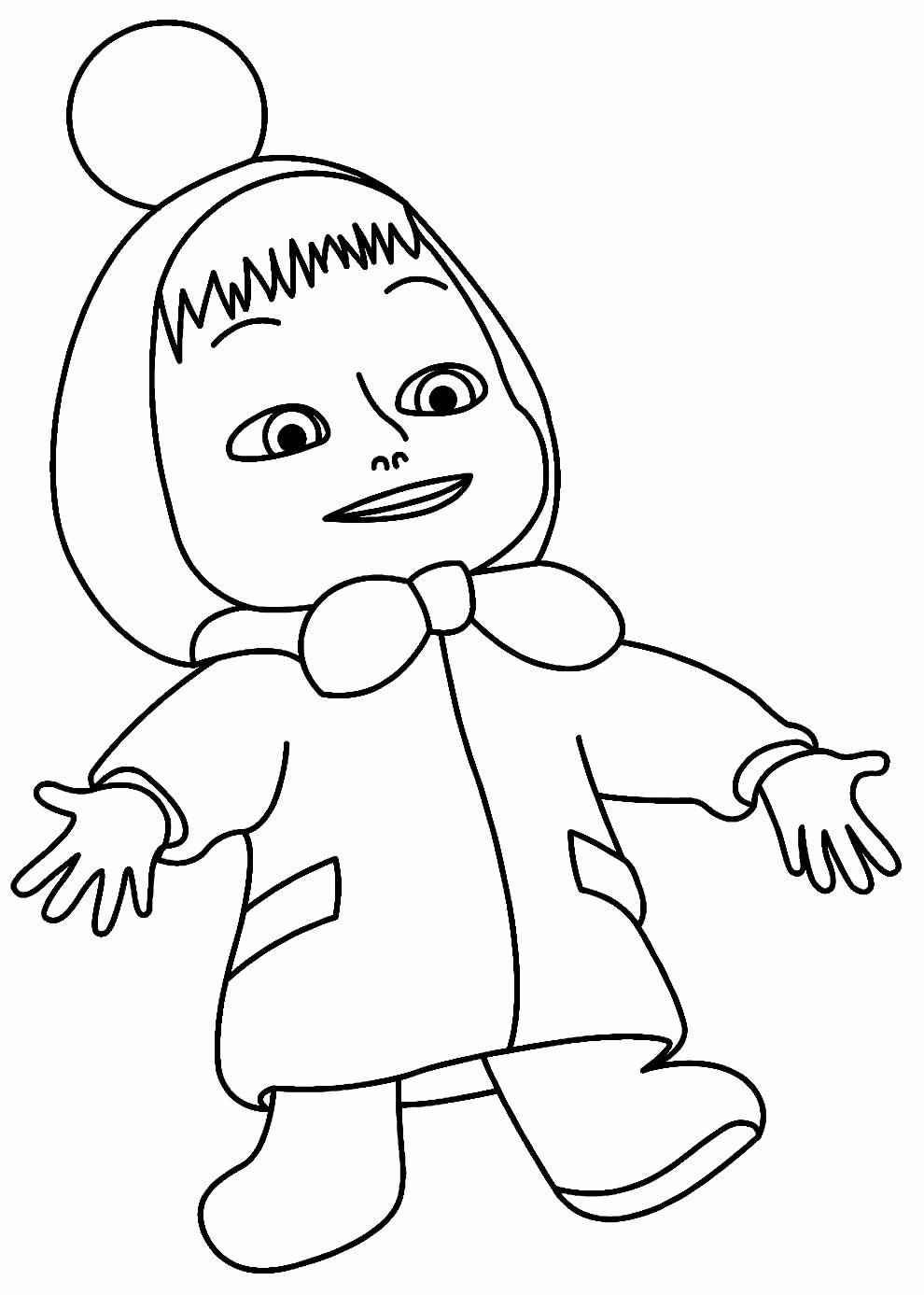 Masha und der Bär Ausmalbilder 813