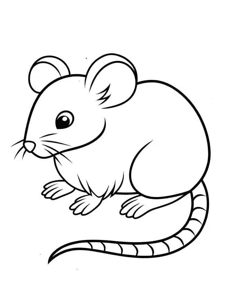 Mäuse Ausmalbilder 225