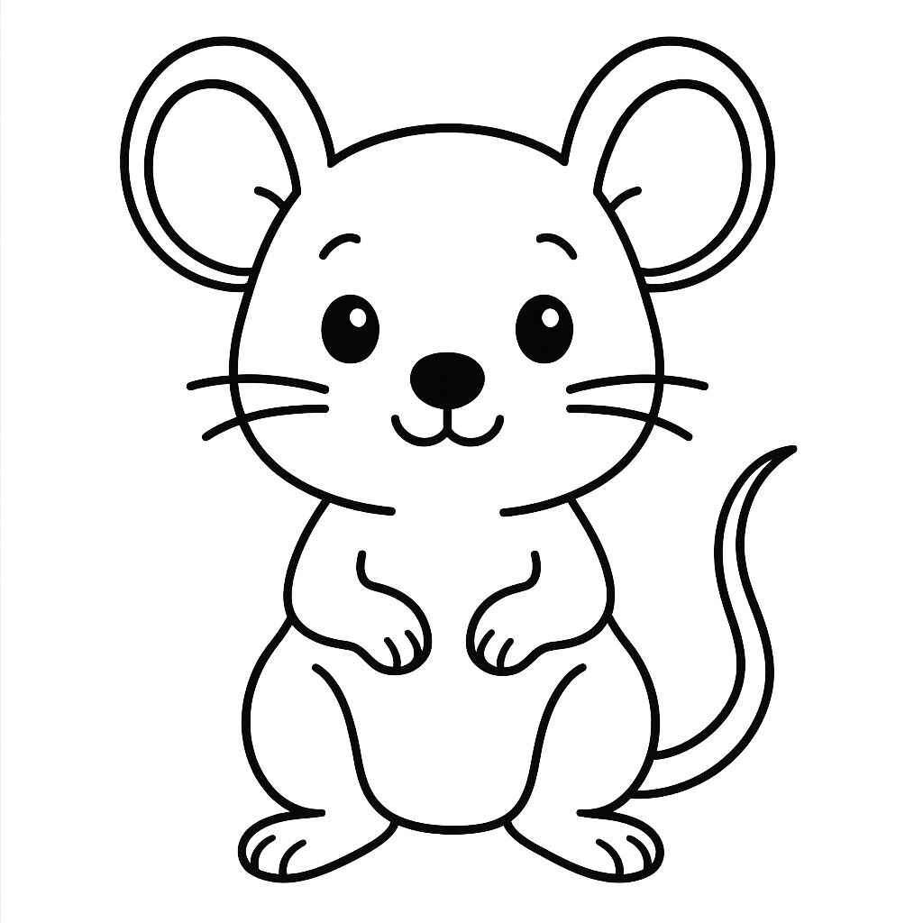Mäuse Ausmalbilder 276