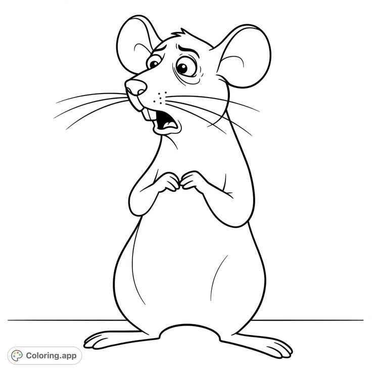 Mäuse Ausmalbilder 794