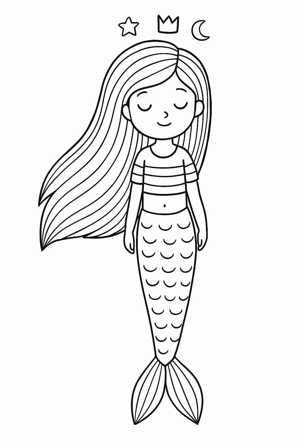 Meerjungfrauen Ausmalbilder 930