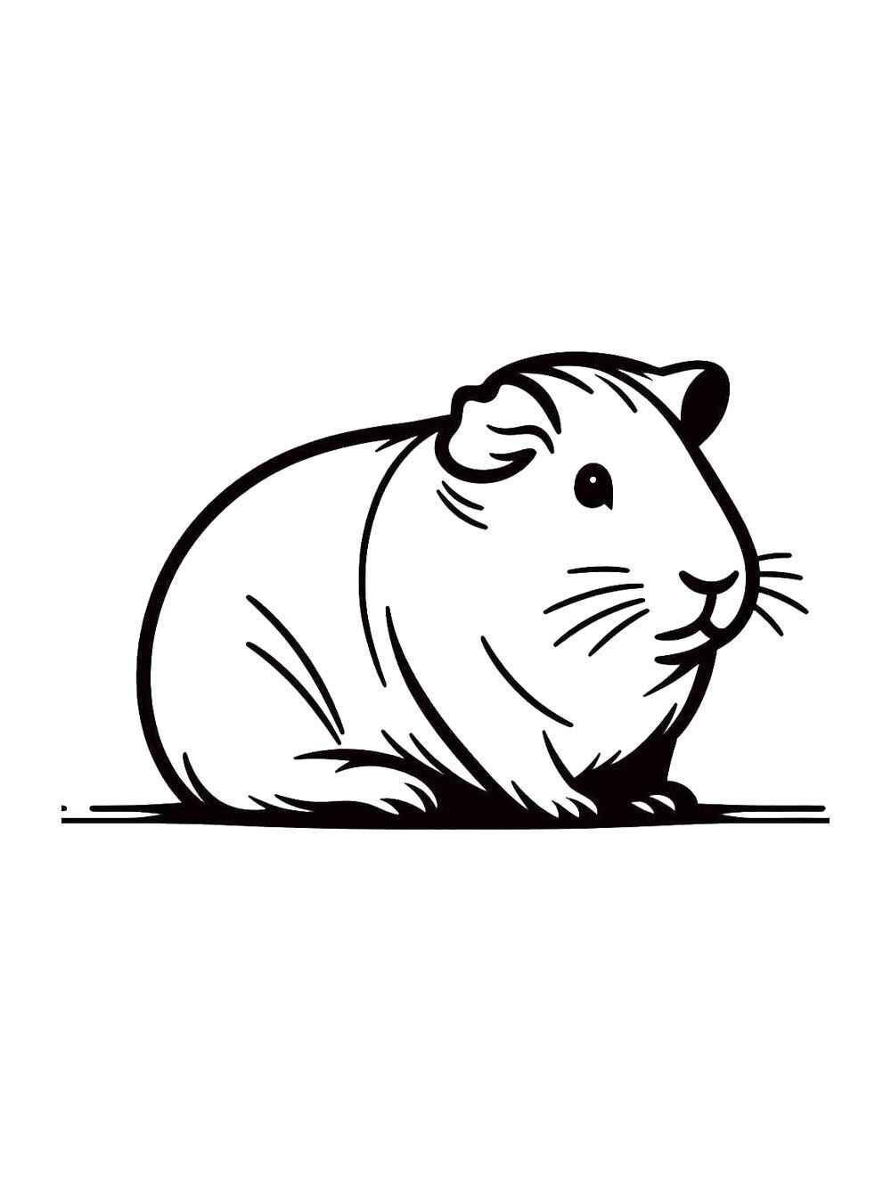 Meerschweinchen Ausmalbilder 283