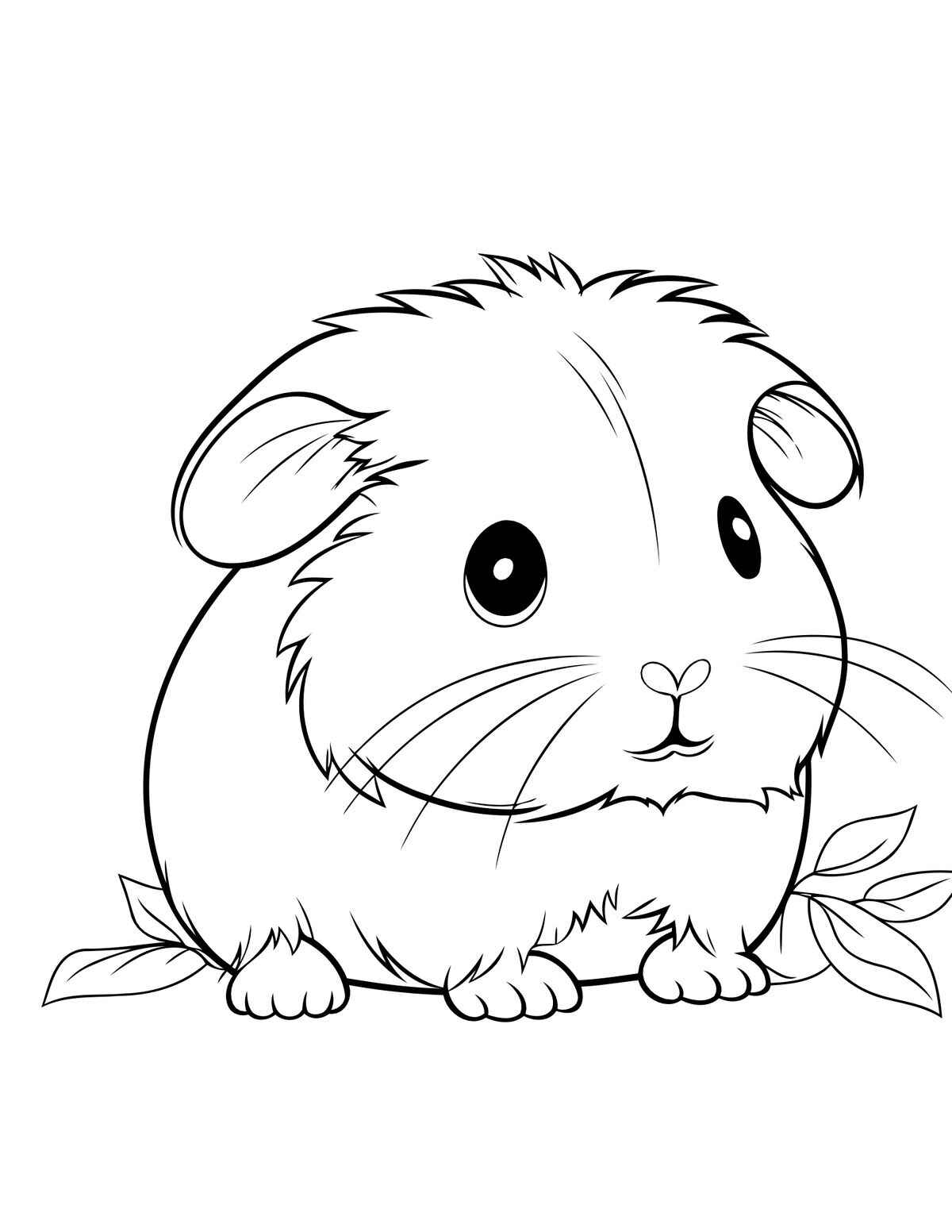 Meerschweinchen Ausmalbilder 334