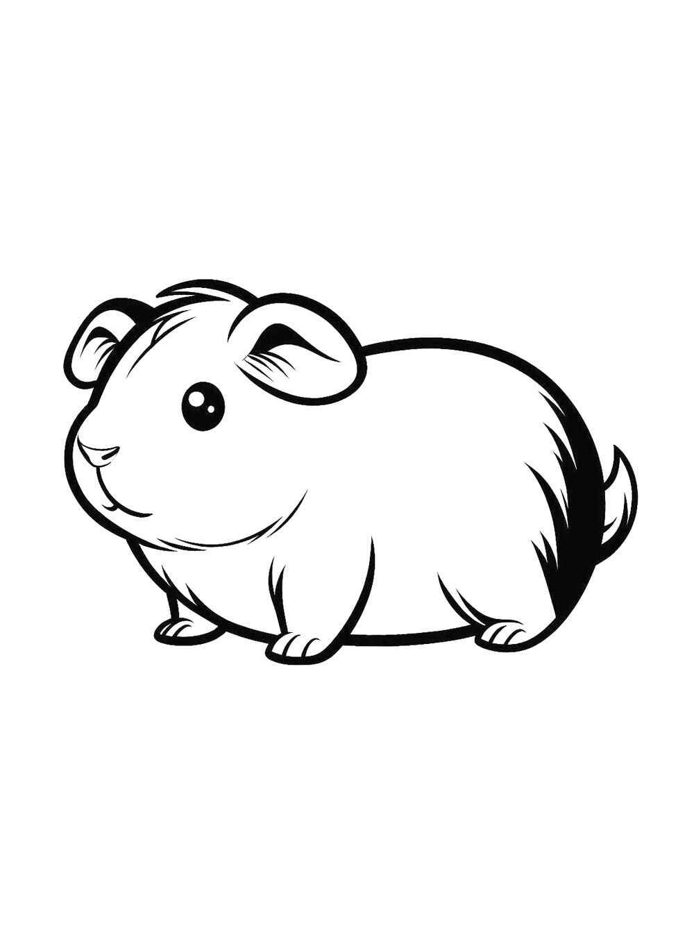 Meerschweinchen Ausmalbilder 774