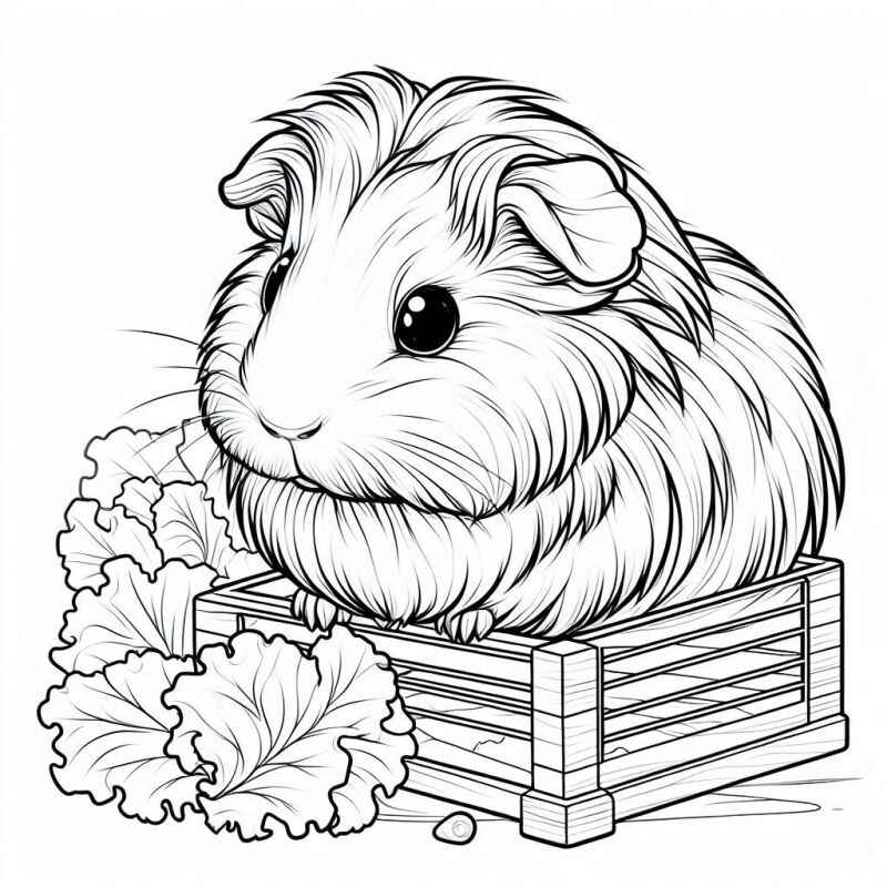 Meerschweinchen Ausmalbilder 960
