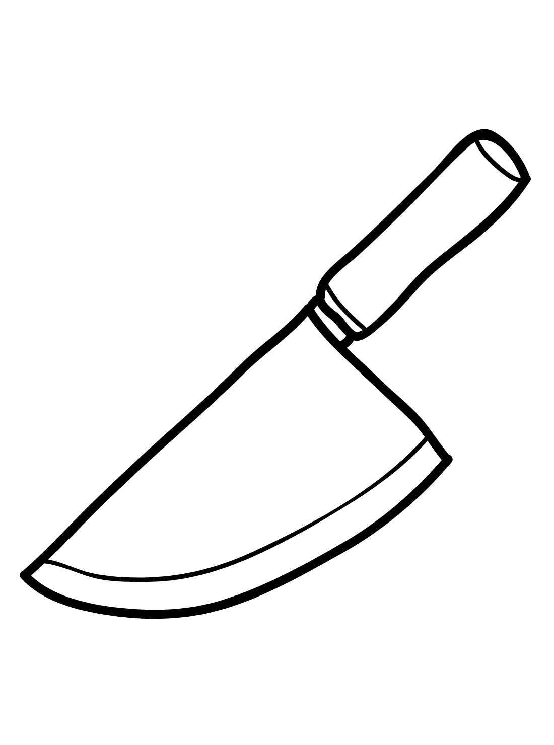 Messer Ausmalbilder 439