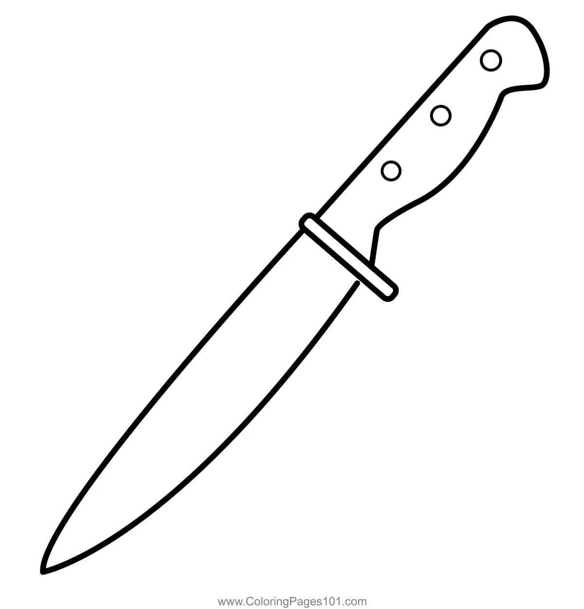 Messer Ausmalbilder 441