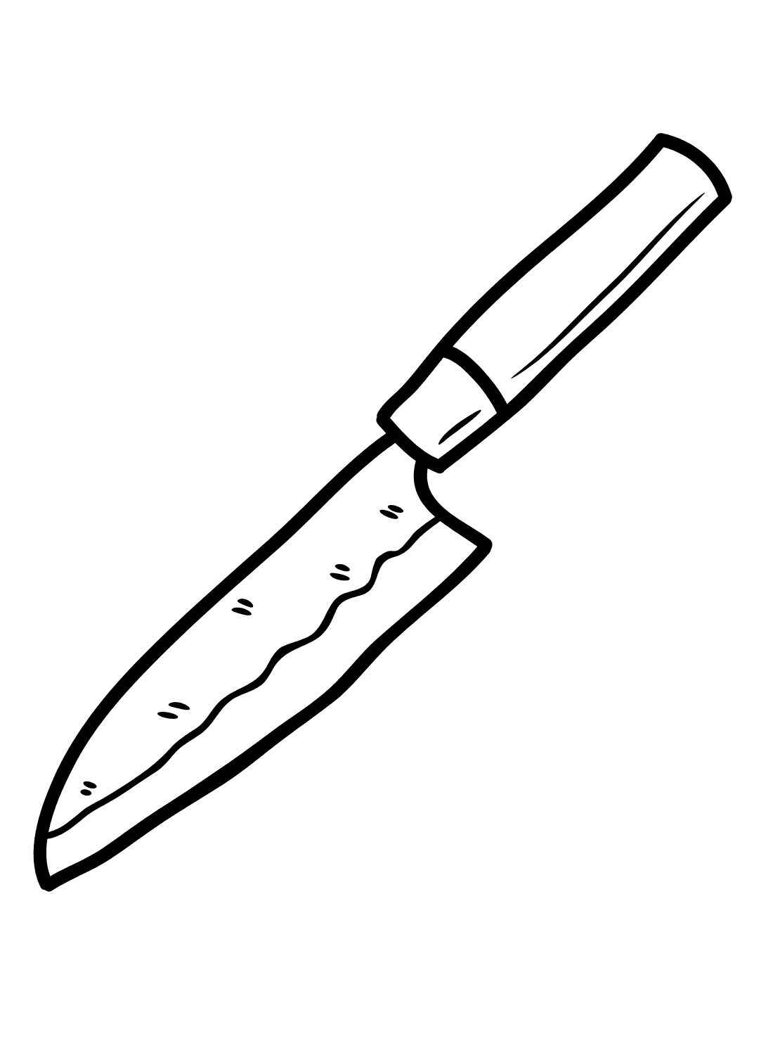 Messer Ausmalbilder 612