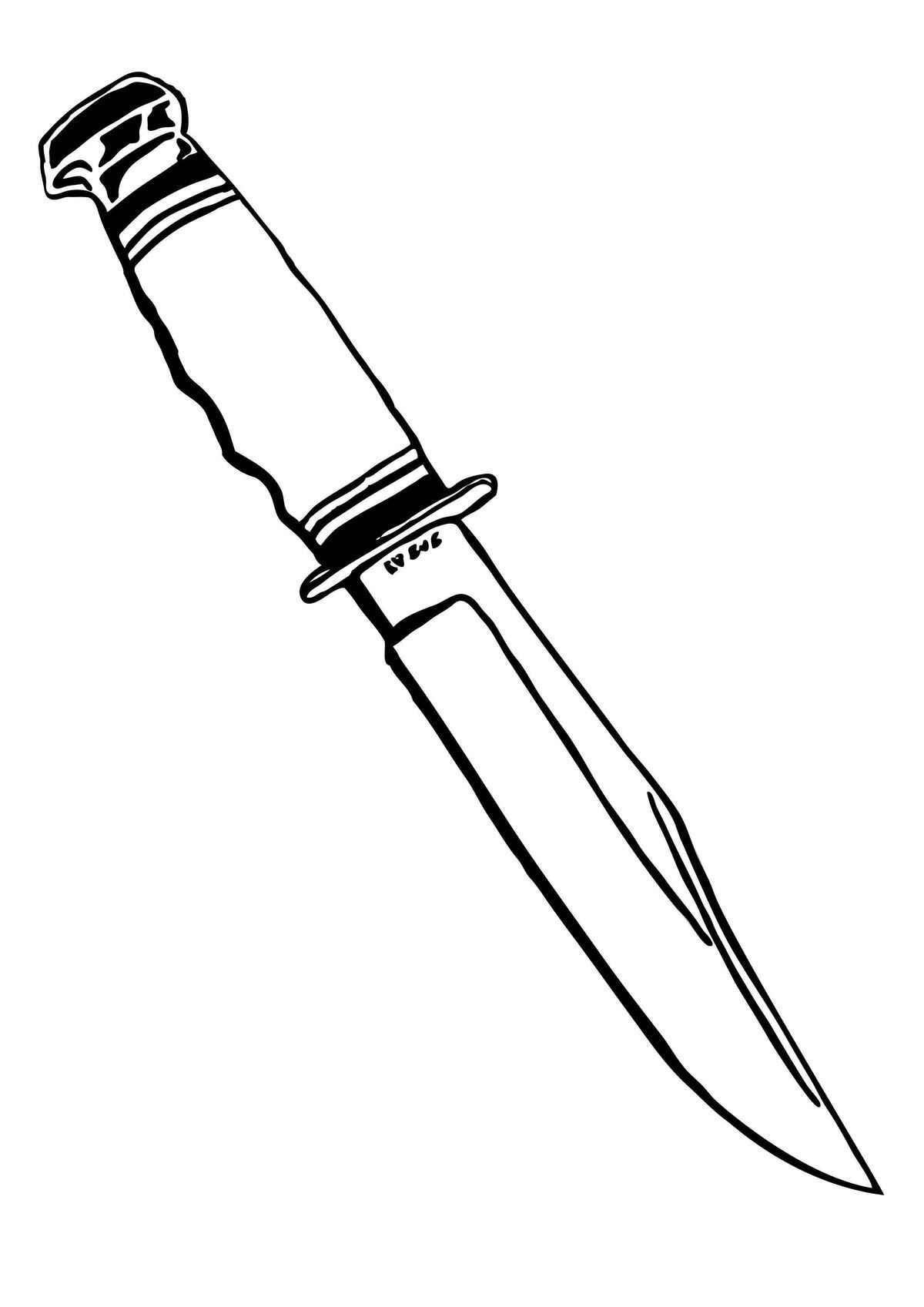 Messer Ausmalbilder 650